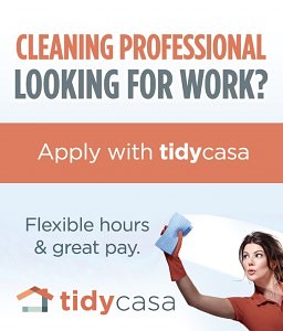 apply for a cleaning position with Tidy Casa