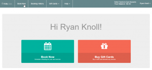 clicking the book now link
