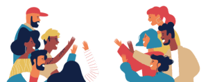 Friends high five