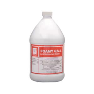 Foamy Q & A Acid Disinfectant Cleaner 1 Gallon